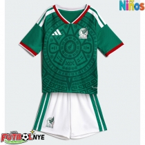 Camiseta México Primera Equipación para niños Mundial 2026 manga corta (+ pantalones cortos)
